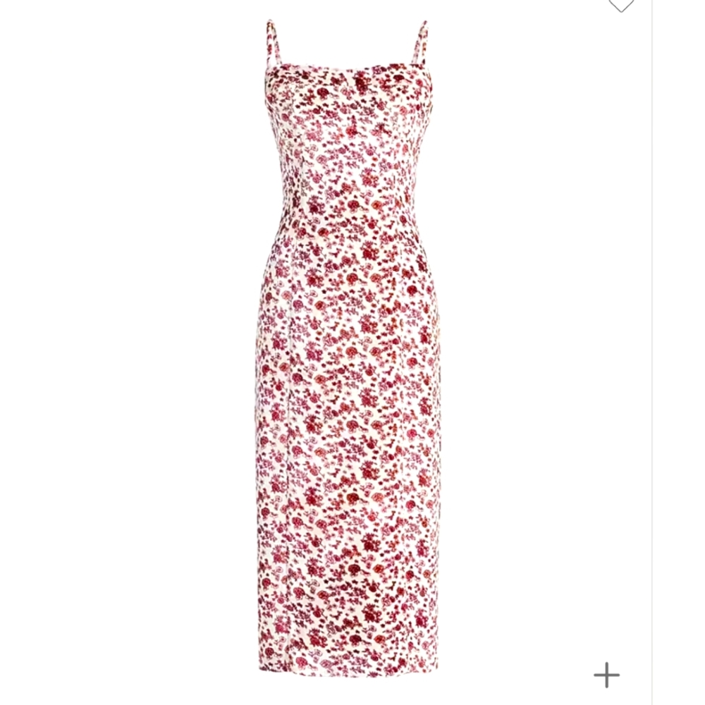JCREW Velvet bustier midi dress in Windsor floral (20)